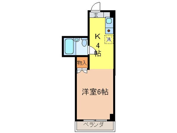 立川パレス527の物件間取画像